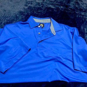 Blue Footjoy Polo